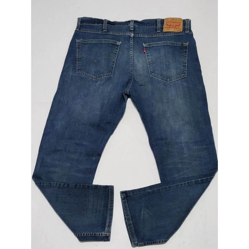 Levi's 502 Regular Taper Stretch Denim  Blue Jeans  Size Men's 38x30 Water  less